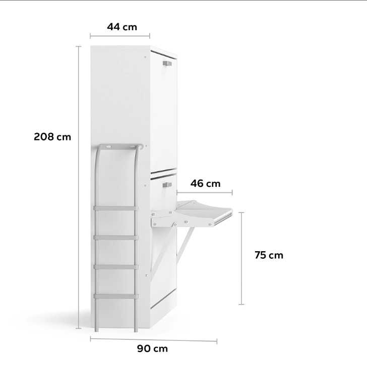 Multimo Smart klappbares Etagenbett Multimo Smart klappbares Etagenbett